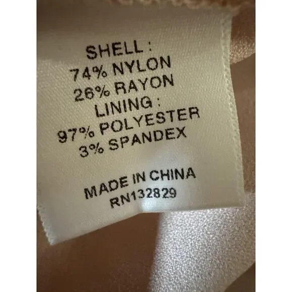 NBD Dainty Lace Dress Womens XS Pink Floral Strapless Ruffle Gown Maxi Romantic - Picture 12 of 14